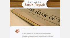 Desktop Screenshot of bayareabookrepair.com
